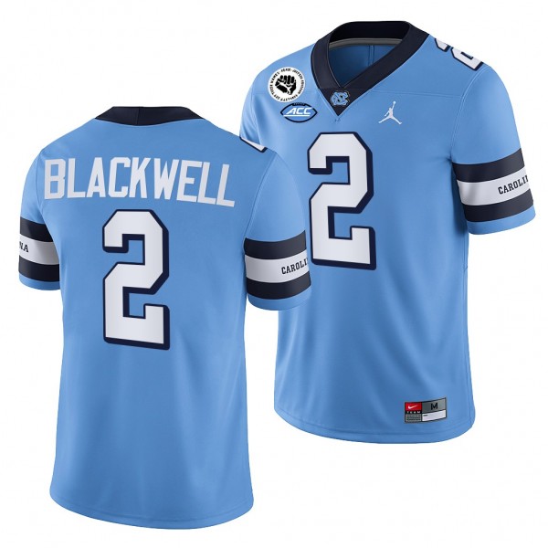 Gavin Blackwell North Carolina Tar Heels 2022-23 College Football Jersey Men's Blue #2 Uniform