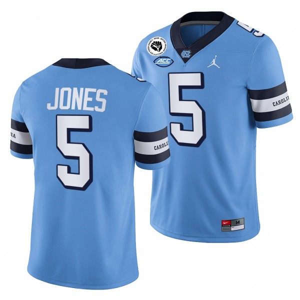 J.J. Jones North Carolina Tar Heels 2022-23 College Football Jersey Men's Blue #5 Uniform