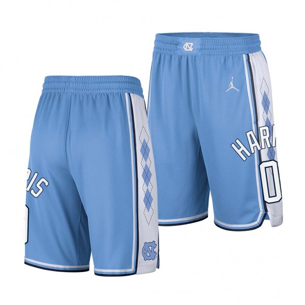 North Carolina Tar Heels Anthony Harris #0 College Basketball Blue Shorts