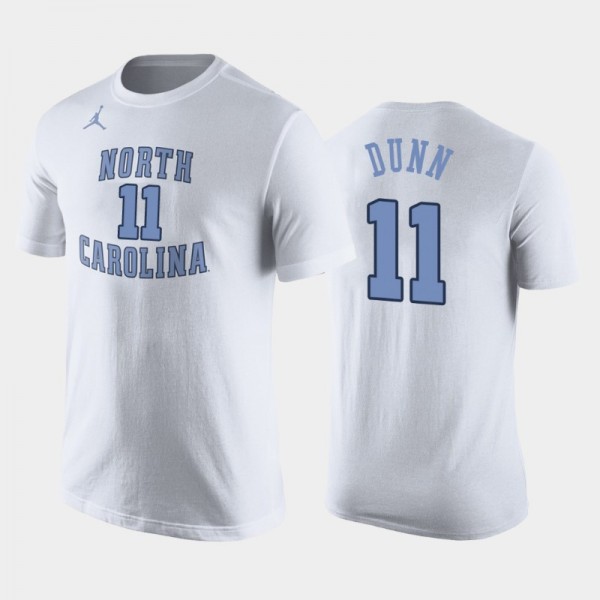 North Carolina Tar Heels College Basketball D'Marco Dunn #11 Replica Future Star White T-Shirt
