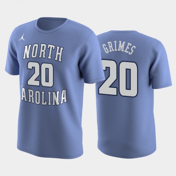 North Carolina Tar Heels College Football Tony Grimes #20 Replica Future Star Blue T-Shirt