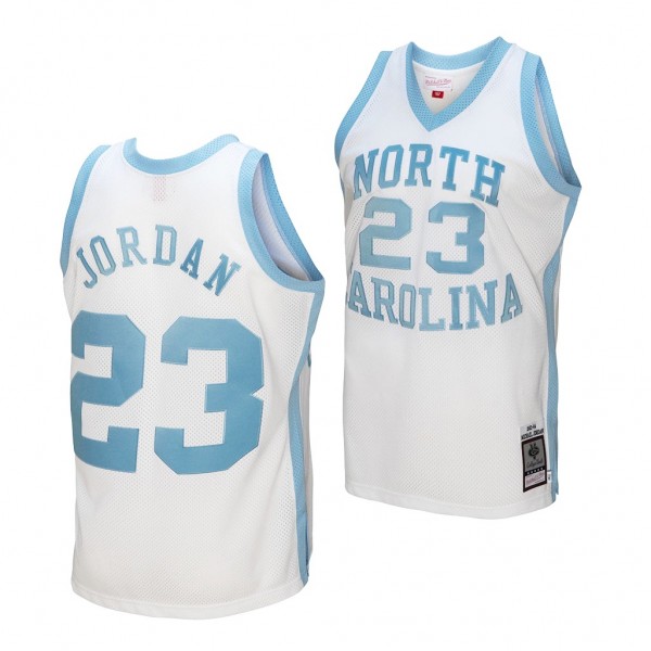 Michael Jordan Retired Player North Carolina Tar Heels #23 White 1983-84 Authentic Jersey