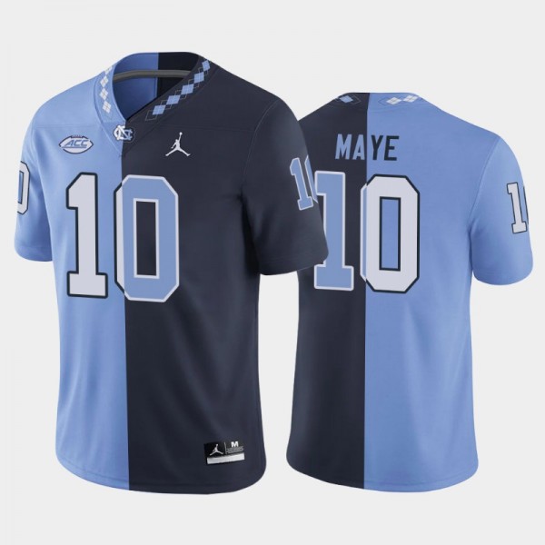 UNC Tar Heels College Football #10 Drake Maye Spli...