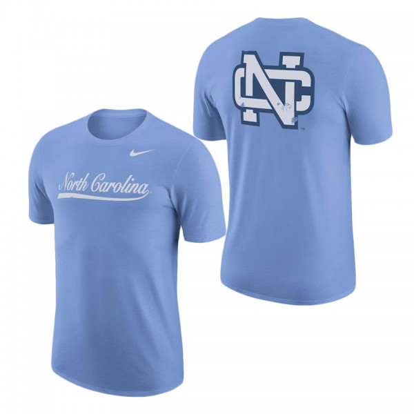 North Carolina Tar Heels Nike 2-Hit Vault Performance T-Shirt Carolina Blue
