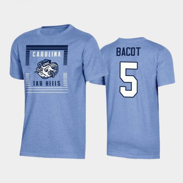 Youth North Carolina Tar Heels College Basketball Armando Bacot #5 Blue Core T-Shirt