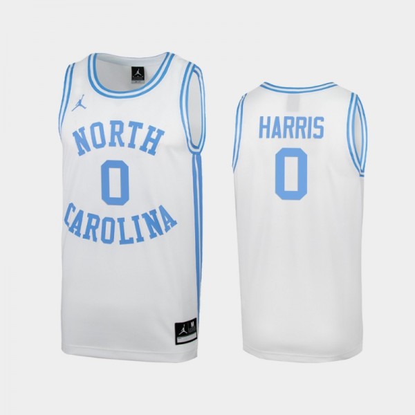Youth UNC Tar Heels College Basketball Anthony Harris #0 White Retro Limited Jersey