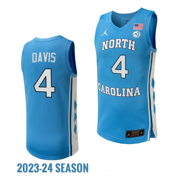 R.J. Davis #4 North Carolina Tar Heels NIL Basketb...