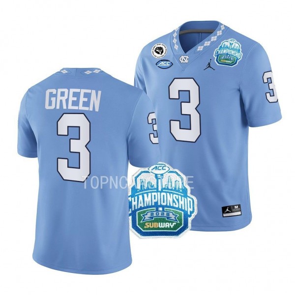 Antoine Green 2022 ACC Championship Blue College Football Jersey